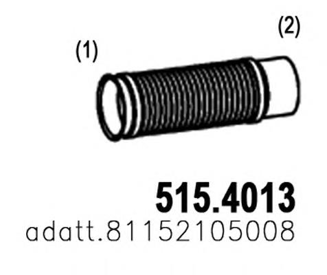 Ondulação do silenciador 325264 Diesel Technic