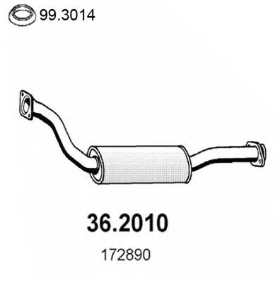 362010 Asso expansor esquerdo (placa sobreposta de arco do pára-lama traseiro)