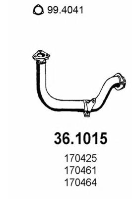 Tubo de admissão dianteiro (calças) do silenciador para Peugeot 309 (3C, 3A)