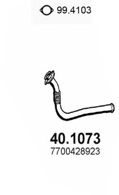 40.1073 Asso tubo de admissão dianteiro (calças do silenciador)