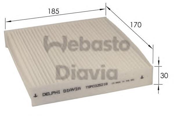 82D0325218A Webasto filtro de salão