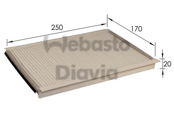 82D0325221A Webasto filtro de salão