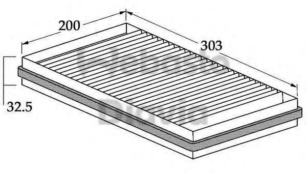 82D0325028A Webasto filtro de salão