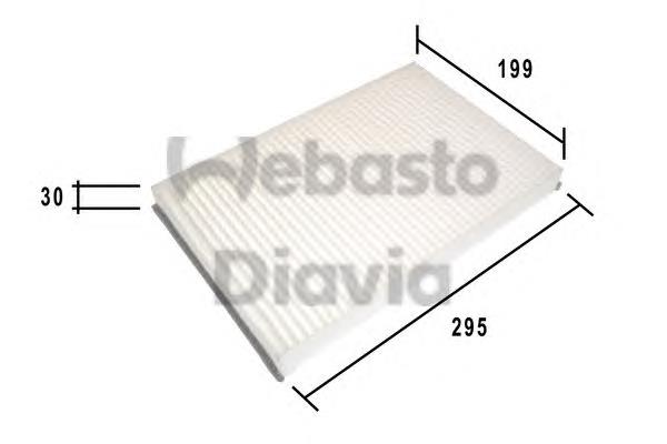 82D0325189A Webasto filtro de salão