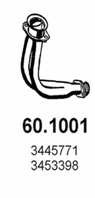 BM70033 BM Catalysts tubo de admissão dianteiro (calças do silenciador)