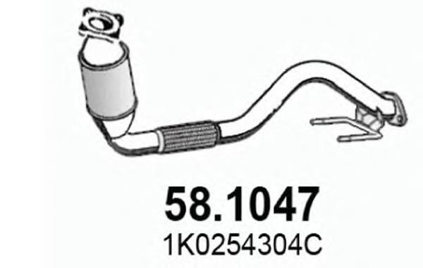 58.1047 Asso silenciador, parte central