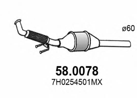 Convertidor - catalisador 580078 Asso