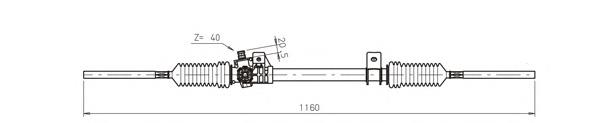 Рулевая рейка RE4010 General Ricambi