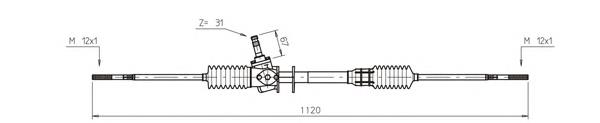 SK4001 General Ricambi cremalheira da direção