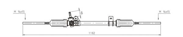 RE4032 General Ricambi cremalheira da direção