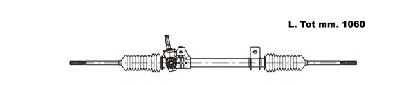 RE4040 General Ricambi cremalheira da direção