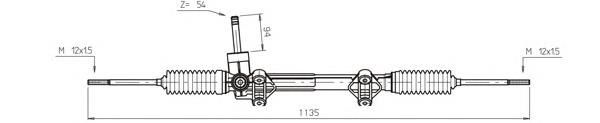 82437277 Fiat/Alfa/Lancia cremalheira da direção