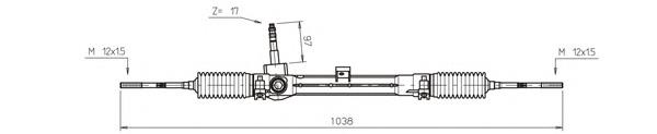 Рулевая рейка FI4114 General Ricambi