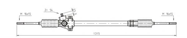 Рулевая рейка FI4026 General Ricambi