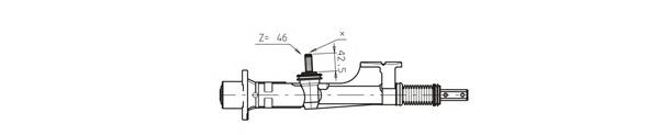 Рулевая рейка AU4004 General Ricambi