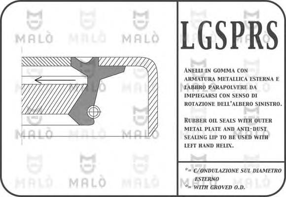 13484PRSF Akron Malo vedação de bomba de óleo de motor