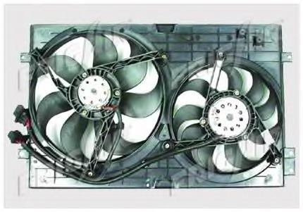 05102010 Frig AIR ventilador elétrico de esfriamento montado (motor + roda de aletas)