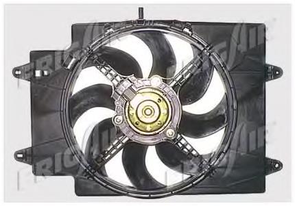 05131014 Frig AIR difusor do radiador de esfriamento, montado com motor e roda de aletas
