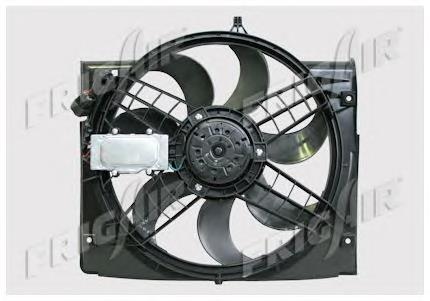 05022014 Frig AIR difusor do radiador de esfriamento, montado com motor e roda de aletas
