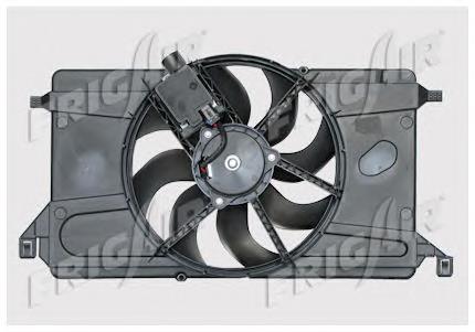 1344539 Mazda difusor do radiador de esfriamento, montado com motor e roda de aletas