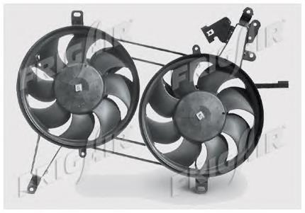 Compre 46535927 Fiat/Alfa/Lancia Difusor do radiador de esfriamento, montado com motor e roda de aletas