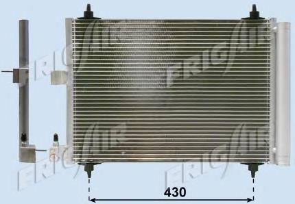 08033021 Frig AIR radiador de aparelho de ar condicionado