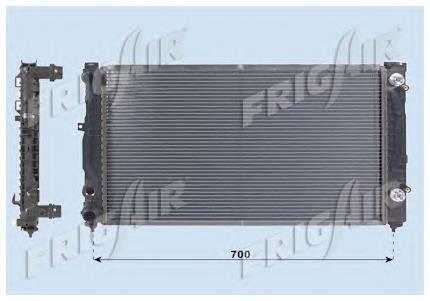 01103008 Frig AIR radiador de esfriamento de motor