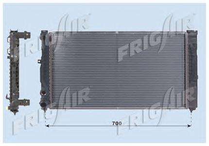 01102003 Frig AIR radiador de esfriamento de motor