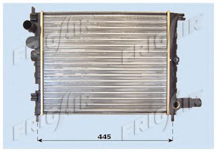 Radiador de esfriamento de motor 01032017 Frig AIR