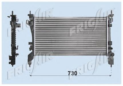 01043154 Frig AIR radiador de esfriamento de motor