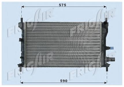 01053060 Frig AIR radiador de esfriamento de motor