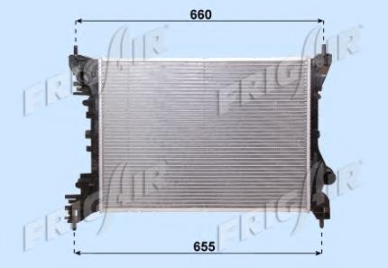 01133022 Frig AIR radiador de esfriamento de motor