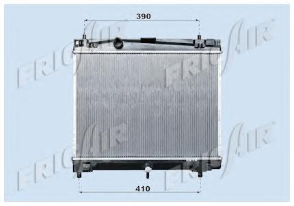 Radiador de esfriamento de motor 01153010 Frig AIR