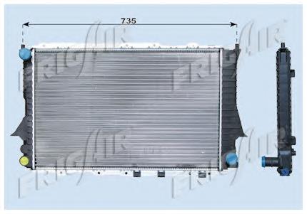 01103110 Frig AIR radiador de esfriamento de motor