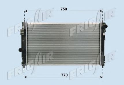 01183023 Frig AIR radiador de esfriamento de motor