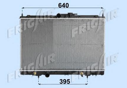 01163028 Frig AIR radiador de esfriamento de motor