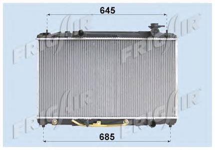 01153120 Frig AIR radiador de esfriamento de motor