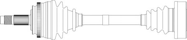 60809731 Fiat/Alfa/Lancia semieixo (acionador dianteiro)