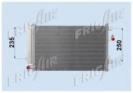 08042074 Frig AIR radiador de aparelho de ar condicionado