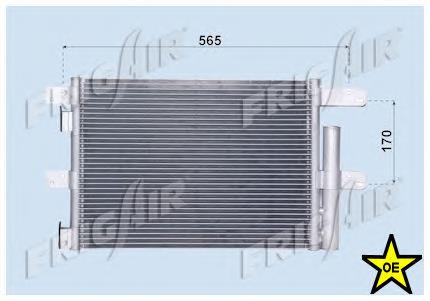 08042071 Frig AIR radiador de aparelho de ar condicionado