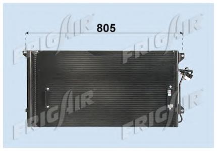 08103040 Frig AIR radiador de aparelho de ar condicionado