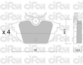 Колодки дисковые  Cifam 8222990 цена, от 15.43 USD