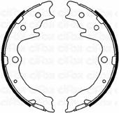 Sapatas do freio traseiras de tambor ADM54150 Blue Print