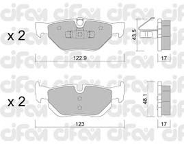 Купить 8226420 Cifam Колодки тормозные задние, дисковые