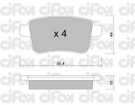 Колодки дисковые  Cifam 8228140 цена, от 16.43 USD