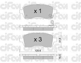 Колодки Cifam 8227930 цена, от 19.22 USD