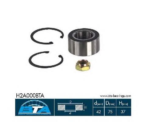 Купить H2A000BTA BTA Подшипник ступицы передней/задней