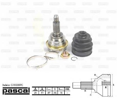 CVJ5352.10 Open Parts junta homocinética externa dianteira