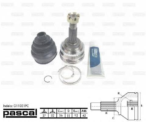 ШРУС наружный Pascal G11031PC
