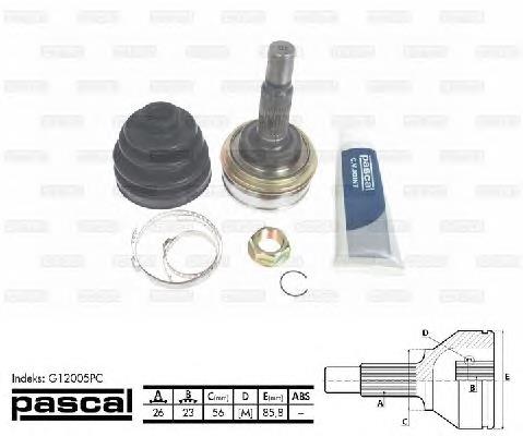 4346029095 Toyota junta homocinética externa dianteira